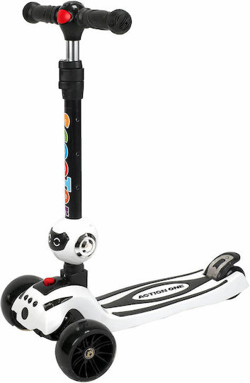 Action One Kids 3-wheel Foldable Scooter My Robot White