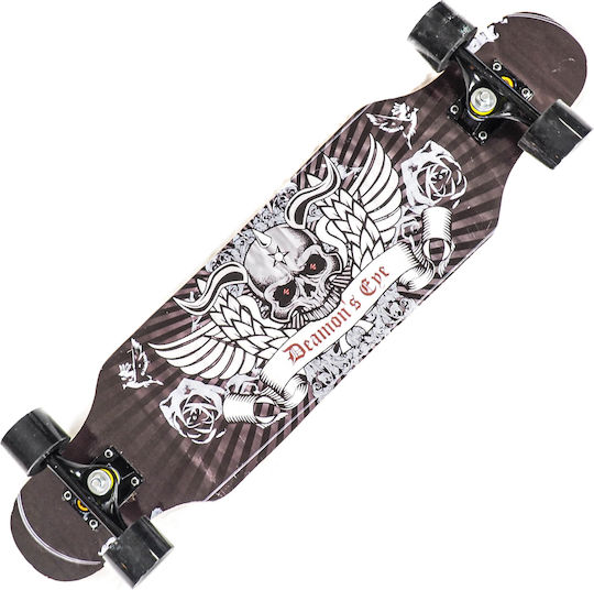 Action One Complete Longboard Demon Eye 79 X 20 Cm Multicolor