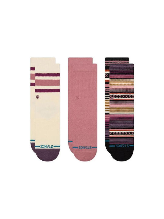 Stance Icon Socks Pink 3Pack