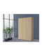 Wilson 3d Τρίφυλλη Ντουλάπα Leuko 90x45x180cm