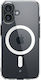 Caseology Back Cover Silicone / Plastic Transparent (iPhone 16)