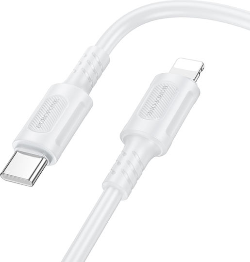Borofone USB-C to Lightning Cable 27W White 1m