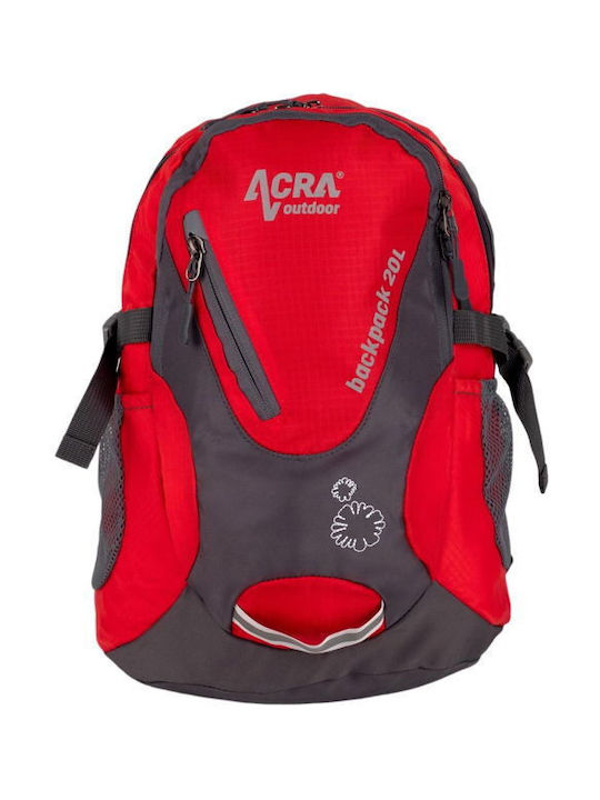 Acra Mountaineering Backpack 20lt Red