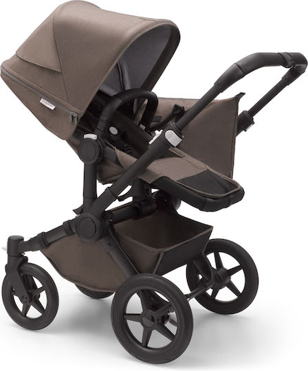 Bugaboo Donkey 5 Mono Adjustable 2 in 1 Baby Stroller Suitable for Newborn Mineral Black/Taupe