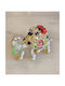 Decorative Camel Box Silver Enamel Rhinestones 7x4cm