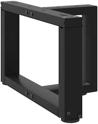 Vidaxl Couchtischbeine T-Form 2 Stk. Schwarz 40...