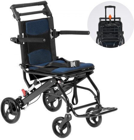Vevor Wheelchair 15.75" Folding 40cm FWYSLYLHJ157O4N02V0 Black