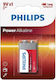 Baterie alcalină Philips Power 9V 6LR61