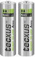 Set 2 Tecxus Tcm 2300aa/rtu Rechargeable Batteries Ready To Use 2300 Mah Aa Size Ni-mh