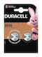 Комплект 2 литиеви батерии 3V размер CR2016 Duracell