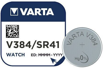 Varta Ag3 Lr41 V384 Silver Oxide Battery