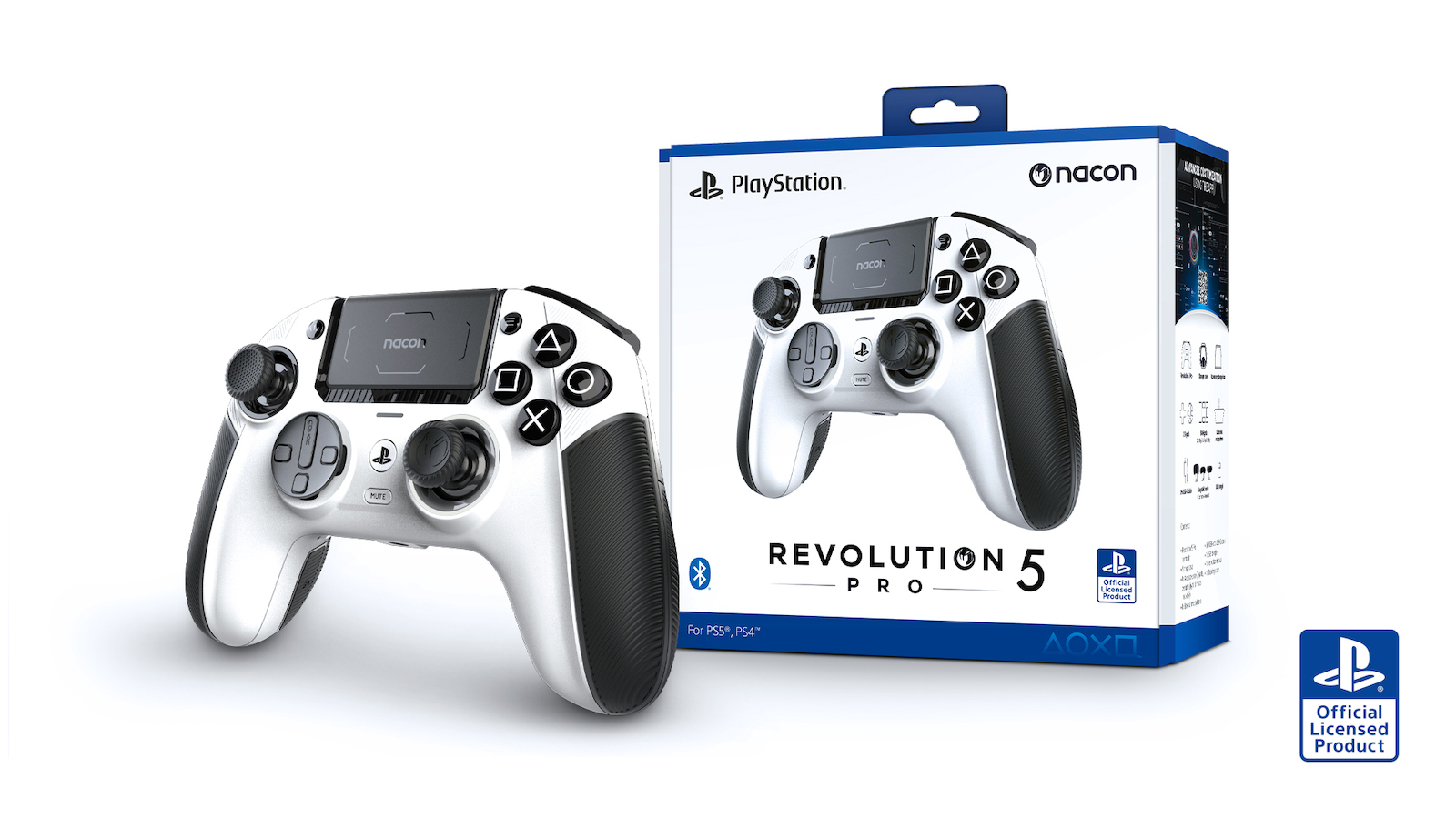 Nacon Revolution 5 Pro Wireless Gamepad pentru PS5 Alb | Skroutz