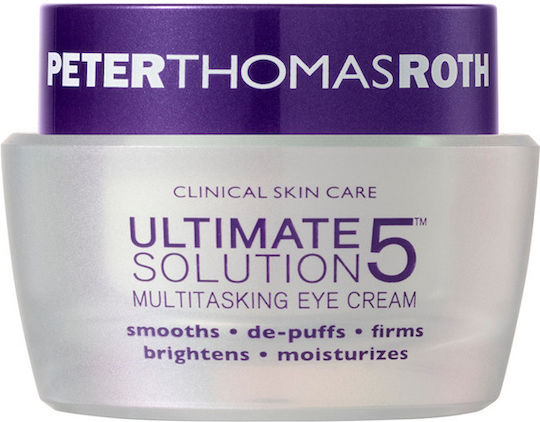Peter Thomas Roth Ultimate Solution 5™ Cremă de ochi multifuncțională hidratantă și tonifiantă pentru strălucire 15ml