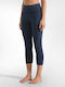 Women's Cropped Yoga Legging Aubergine