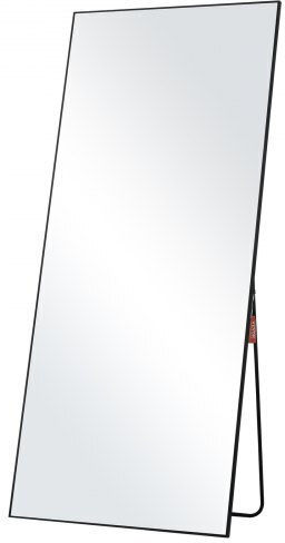 Vevor Rechteckiger Schwarzer Boden- oder Standspiegel