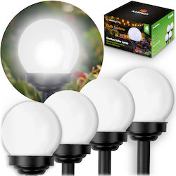 White Solar Ball Light 4pcs Ilumen Ls-102