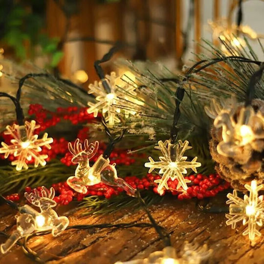 80 Lights LED 10m. White in String 1pcs