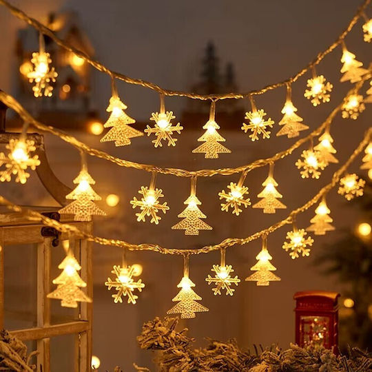 80 Lights LED 10m. White in String 1pcs
