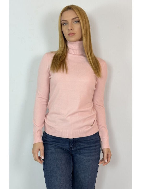 Desiree Women's Long Sleeve Sweater Pink