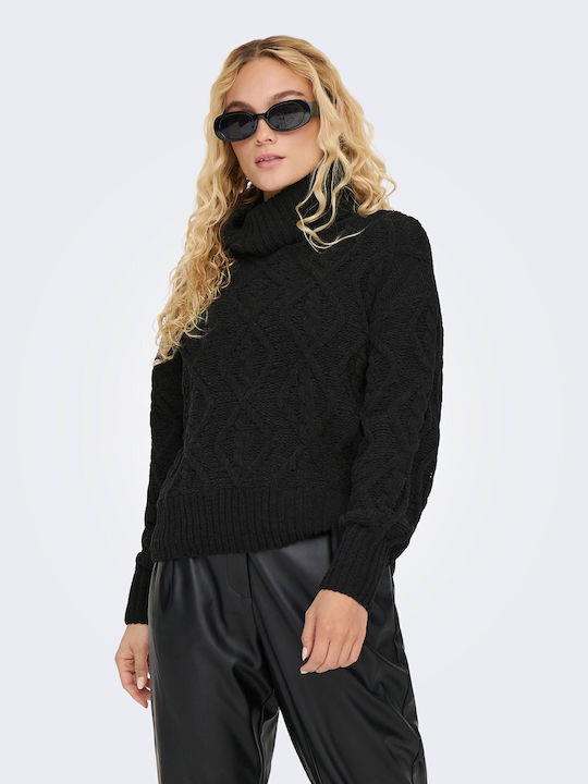 Only Women's Sweater Turtleneck Black