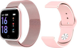 Idealpro Max8.0 Pink Smartwatch Fitness Bracele...