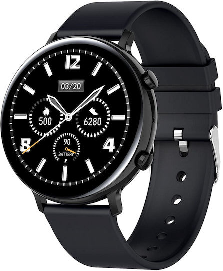 Colecția de Smartwatch-uri W33 Idealstore Ecran Tactil Ips Bluetooth Notificări Twitter Mesaje Facebook Skype Whatsapp Monitorizare Ritm Cardiac Ecg Pedometrul Distanță Calorii Ip 68 Negru