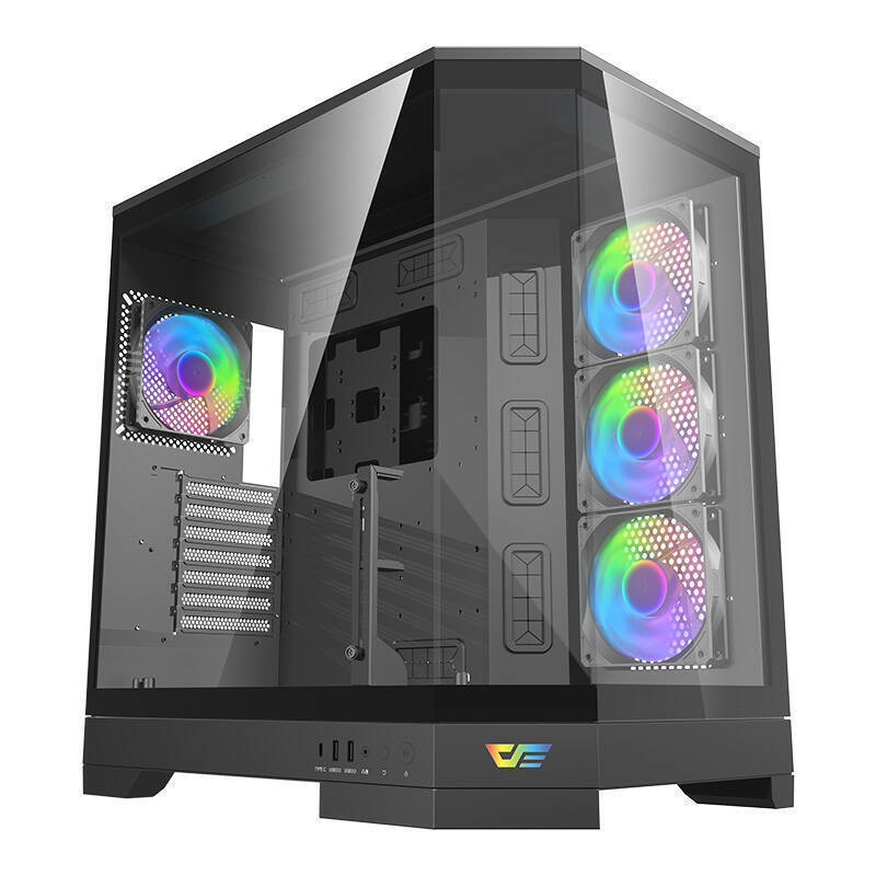 Darkflash DQX90 θήκη υπολογιστή (μαύρο)