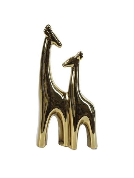 Countryfield Decorative Ceramic Giraffes Gold 23cm