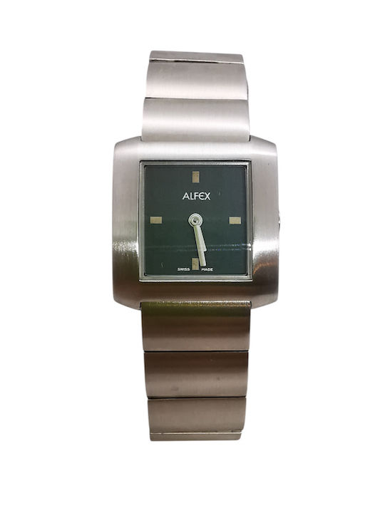 Alfex Damen Uhr mit Silber Metallarmband