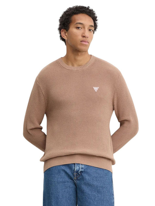Guess Πουλόβερ Μακρυμάνικο Brown