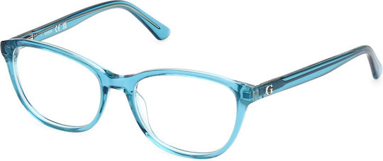 Guess Rame Ochelari Acetat Copii Turcoaz GU8270 090
