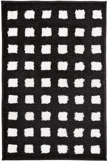 Kleine Wolke Πατάκι Μπάνιου Boxes 9197185539 Μαύρο 55x65εκ.