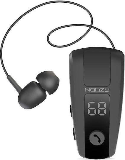 Noozy Roller BH69 In-ear Bluetooth Handsfree Earphone Lapel Black