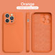 Leewello Back Cover Σιλικόνης 2mm Πορτοκαλί (RE...