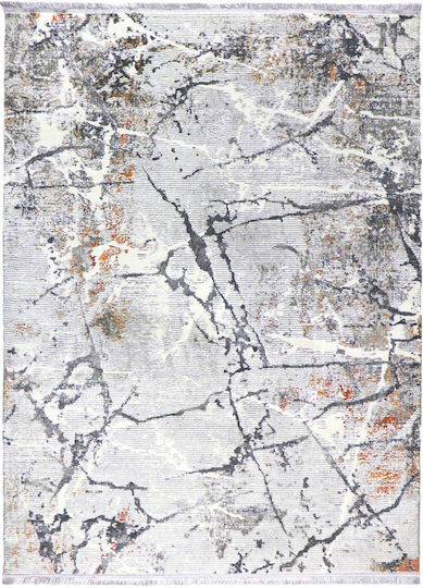 Eurofil Ibiza 382 Set Modern Schlafzimmer-Teppichsets Synthetisch,Polyester/Cotton/Leather Multi Grey 1200382-6 3Stück