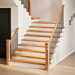 Vidaxl Stair Mats 2 Pieces Light Brown 120x30x2...