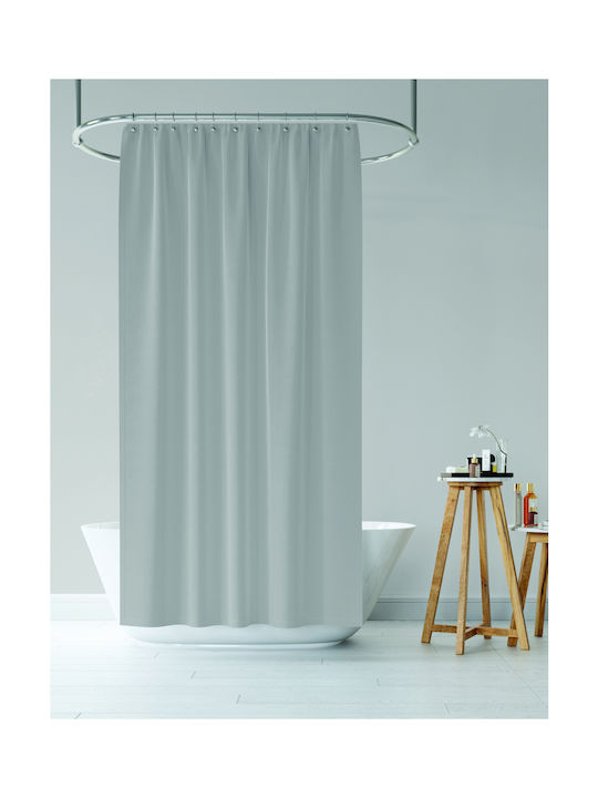 Flamingo Diana Shower Curtain 180x200cm Grey