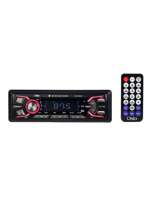 Osio Ηχοσύστημα Αυτοκινήτου 1DIN (Bluetooth/USB)