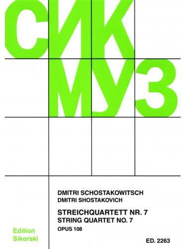 Sikorski Shostakovich - String Quartet Nr.7