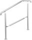 Vivatechnix Stainless Steel Railing Base for Decking Railings 4 5 Steps Height 86 Cm Length 161 Cm Adjustable Positions