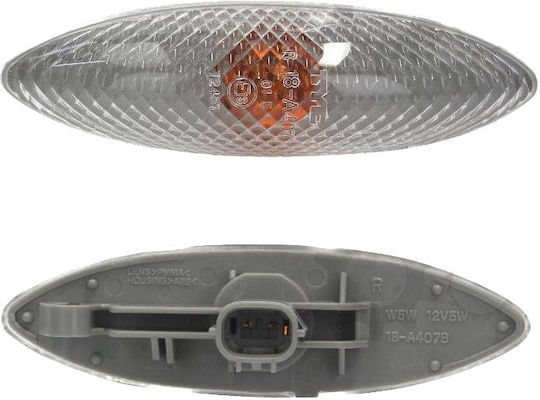 Carro 244121 Side Wing Indicator Left for Toyota Yaris 99-05 White 1 Piece