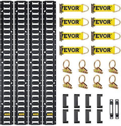 Σετ Δεσίματος Vevor E Track 30 Τεμ 5ft Ράγες & Αξεσουάρ Ασφάλισης Φορτία Μοτοσυκλέτες & Ποδήλατα Hspse5ft28pcsyvr0v0