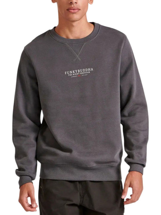 Funky Buddha Sweatshirt Gray