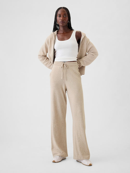 GAP Damen Stoffhose mit Gummiband Cobblestone B...