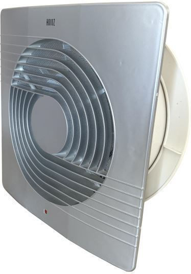 Horoz Electric Επιτοίχιος Εξαεριστήρας Μπάνιου 200mm Ασημί