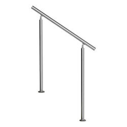 Balustradă din oțel inoxidabil 2-3 trepte Vivatechnix 1000 X 87 X 1060 mm unghi reglabil 0° 45° accesorii de montare