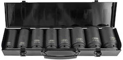 Set 8 Chei Tubulare de Impact Lungi Jbm Jb-52347 3/4" 26-38 Mm Hexagonale