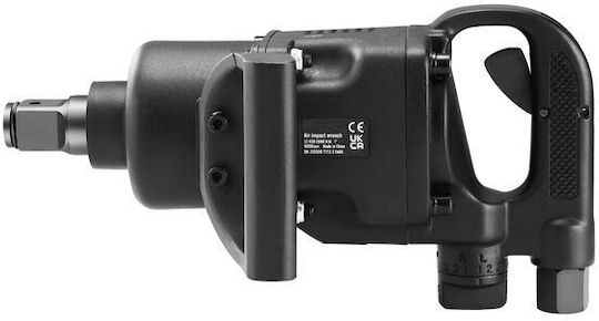Pneumatic Impact Wrench 1 Inch Maximum Torque 3253 Nm 14 Bar Aluminum 6000 Rpm