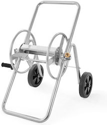 Schlauchwagen aus Stahl Größe 630 x 520 x 740 mm Maximal 53 m 5/8 Zoll Durchmesser 2 Räder Schlauchwagen aus Stahl Größe 630 x 520 x 740 mm Maximal 53 m 5/8 Zoll Durchmesser 2 Räder