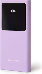 Colorum 10000mAh 22.5W Μωβ